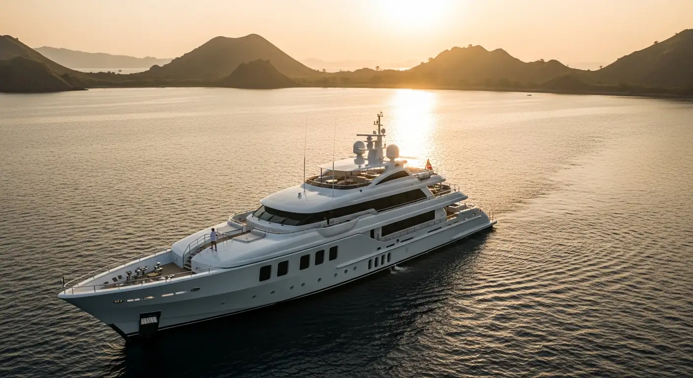 Private Komodo Yacht — HNW Super-Yacht Charter from Labuan Bajo